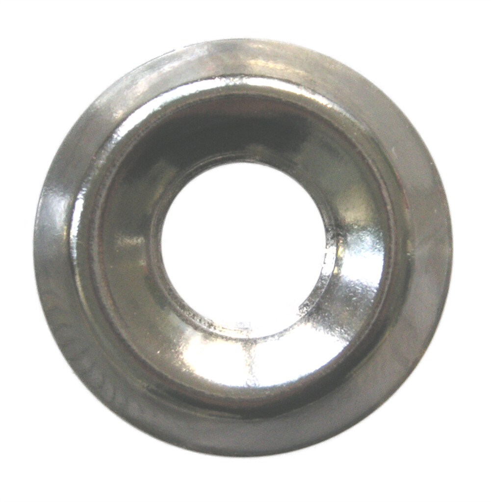 Wulstscheiben  Nr. 103  Eisen vernickelt   3 x 9,8 x 2,1